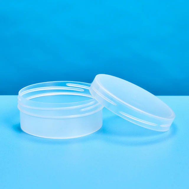 6.5 oz Natural Low Profile Jar & Lid Set