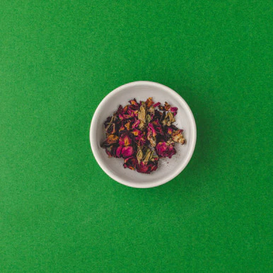 Red Rose Buds & Petals (Dried)