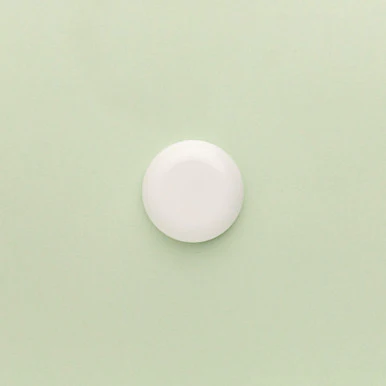 White Dome Lid Smooth 58/400